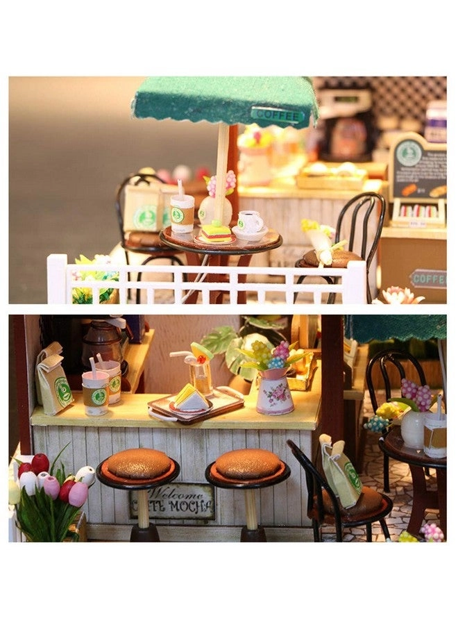 Dollhouse Miniature DIY House Kit - Time Cafe 1:24