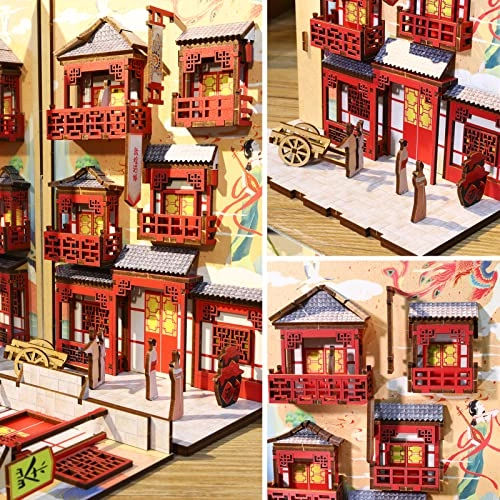 Book Nook - 3D Wooden Sensor Light