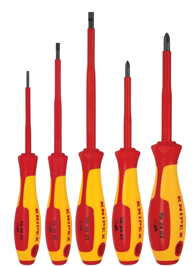 Knipex 9K989832US Insulated Screwdriver Set (5 Pcs)