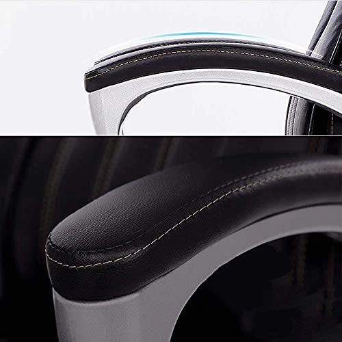 Desk Chair - PU Leather Brown High Back