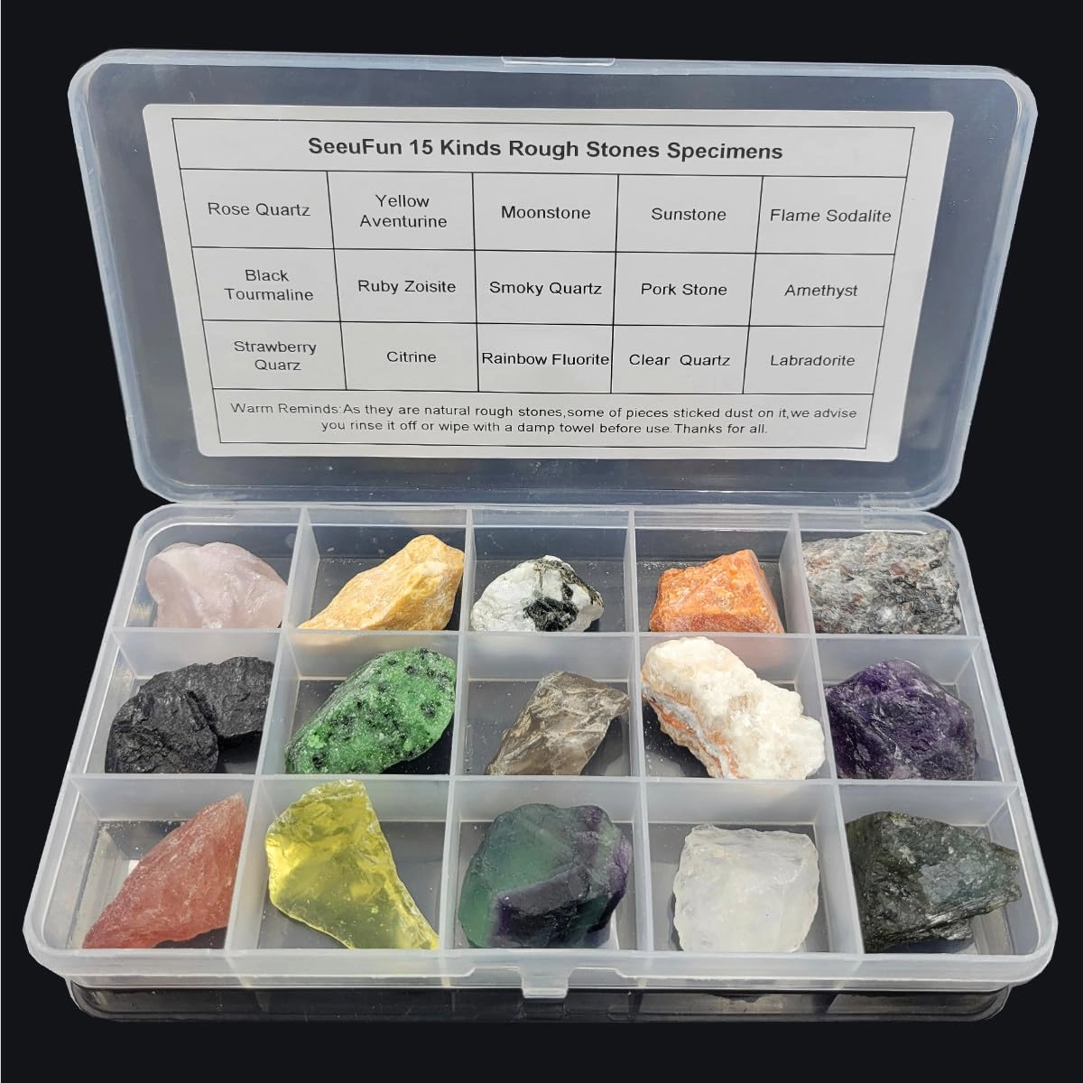 MZA STORES Rock & Mineral Collection Kit - 15Pcs