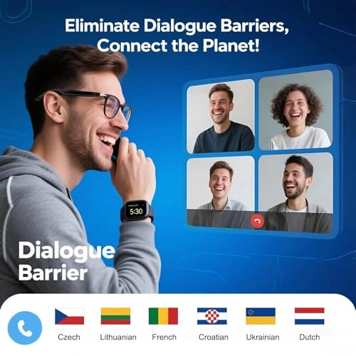 AI Bluetooth Translation Smart Glasses - 138+ Languages Polarized UV Protection