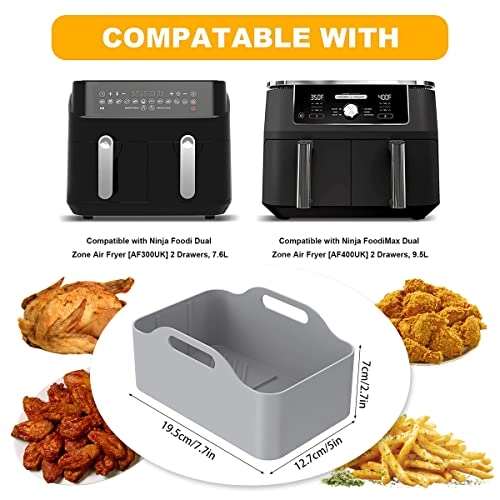 Air Fryer Silicone Pot - silicone 2 Pcs