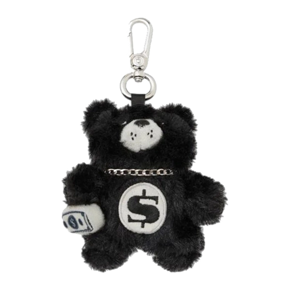 Sprayground Fur Cray Bear Cub Keychain - BLACK 9 x 4 x 1 cm