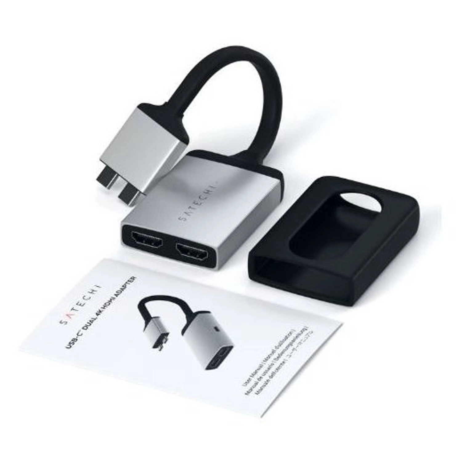 Type-C Dual HDMI Adapter - 4K 60Hz