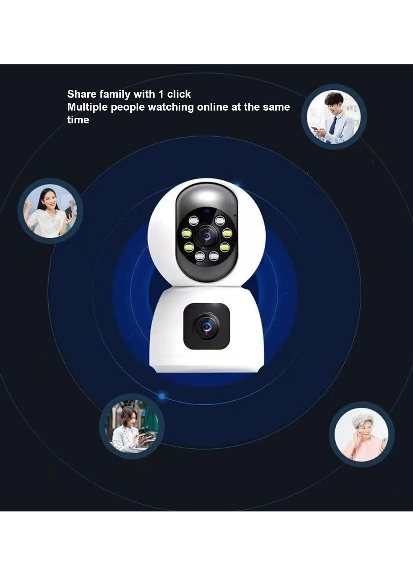 Dual-Lens Indoor Camera 4MP