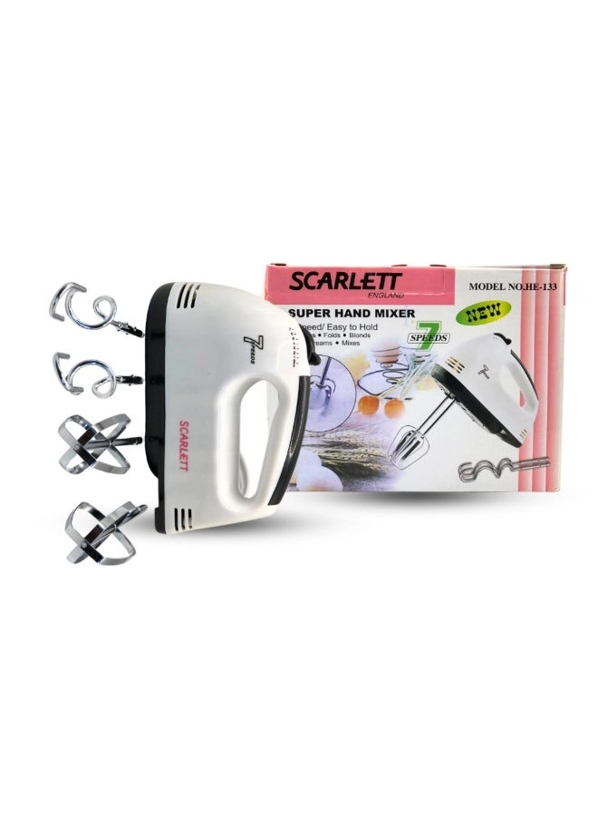 Super 7 Speed Hand Mixer - 200W
