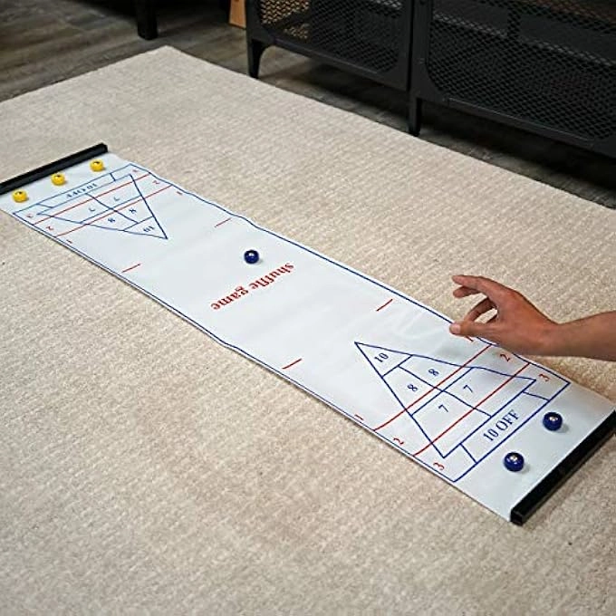 Tabletop Shuffleboard - Compact Portable Mini