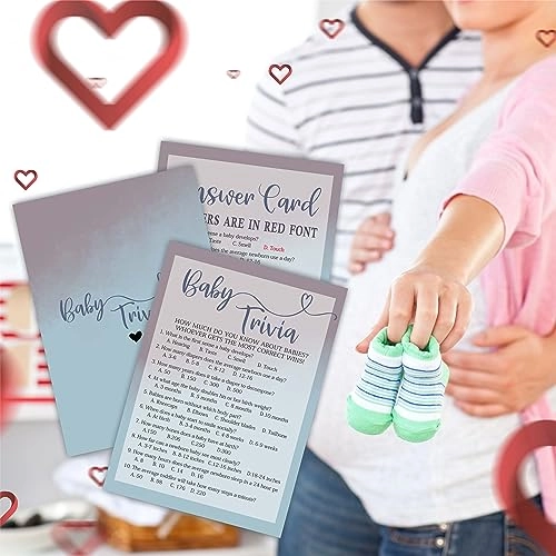 Baby Shower Prediction And Advice Cards - 30 PCS Baby shower