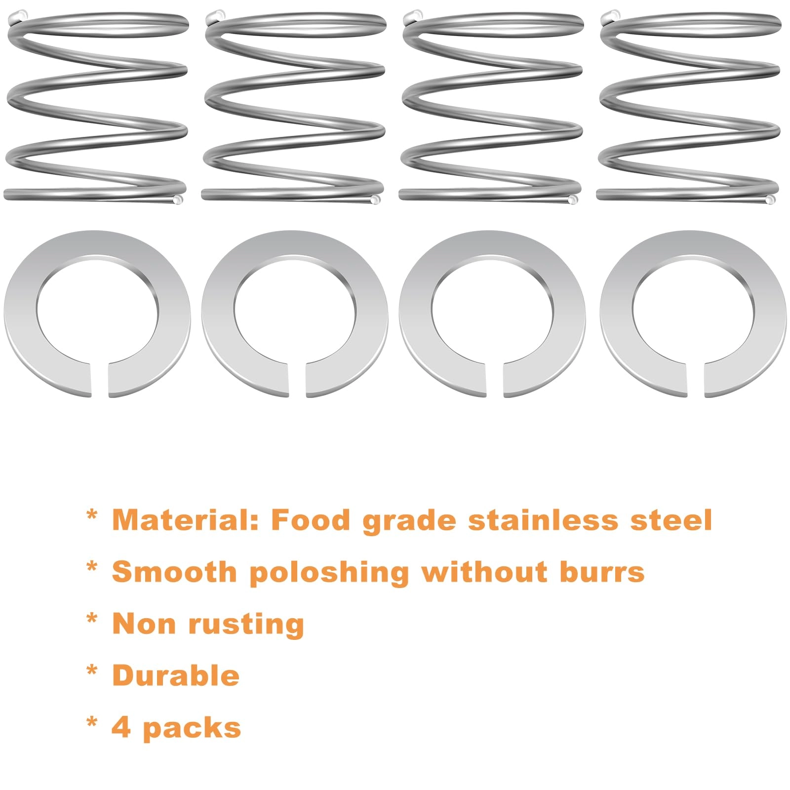 Spring and Washer Kit - Quick Install 4 Packs