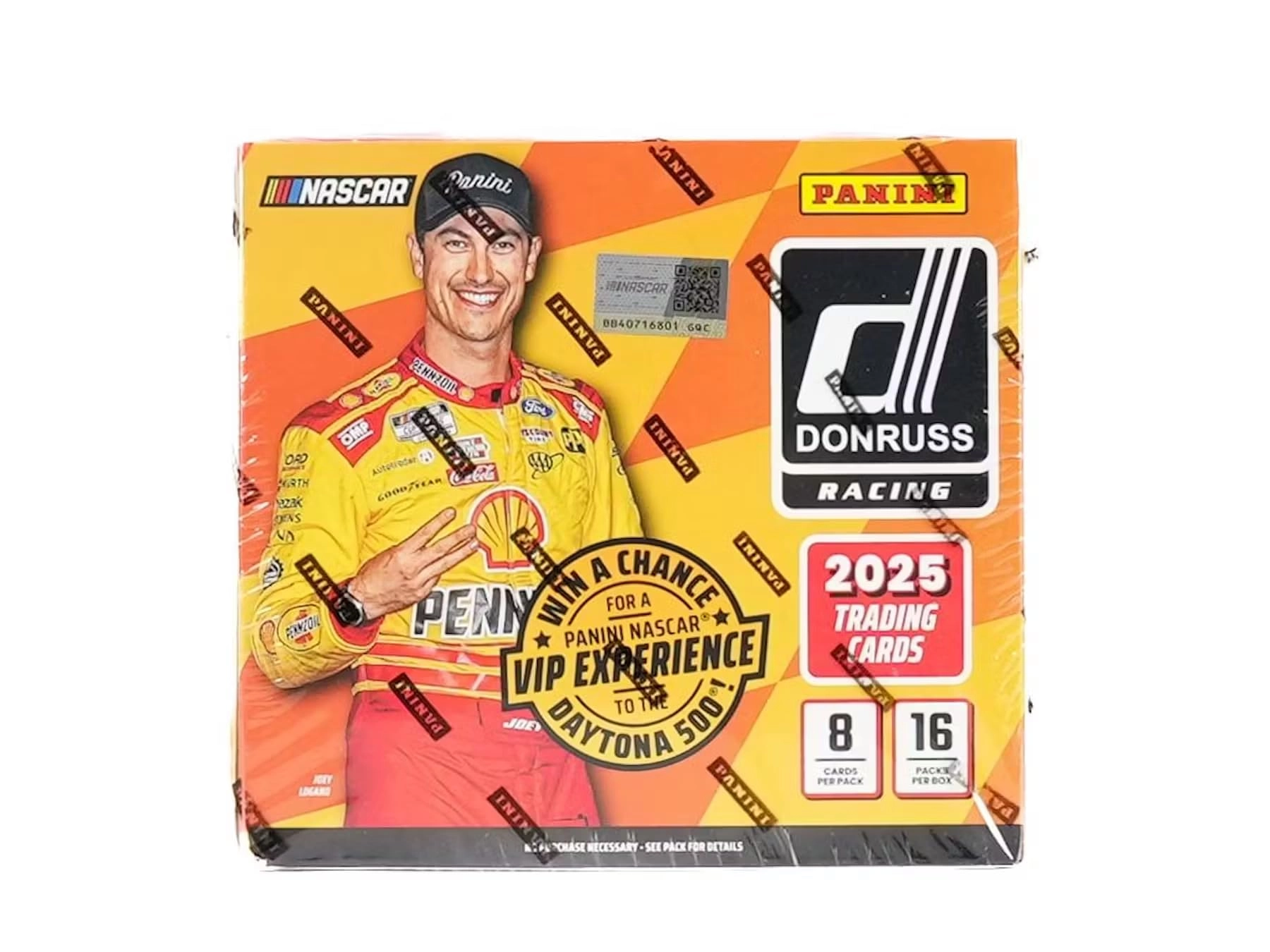 Panini Donruss Racing Hobby Box - 3 Autograph or Memorabilia Cards 8 Cards per Pack