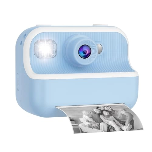 Instant Print Camera - Zero Ink Thermal 1080P