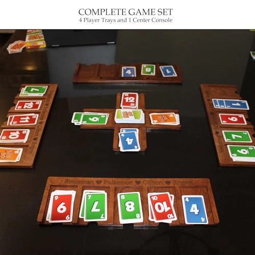 Player Tray - 4 Player Trays Personalized + Center Console