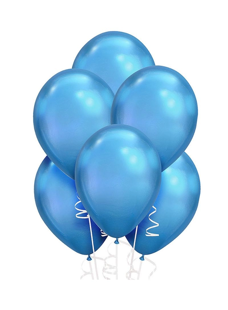 Party Time Trading LLC Chrome Plain Foil - 10-Piece