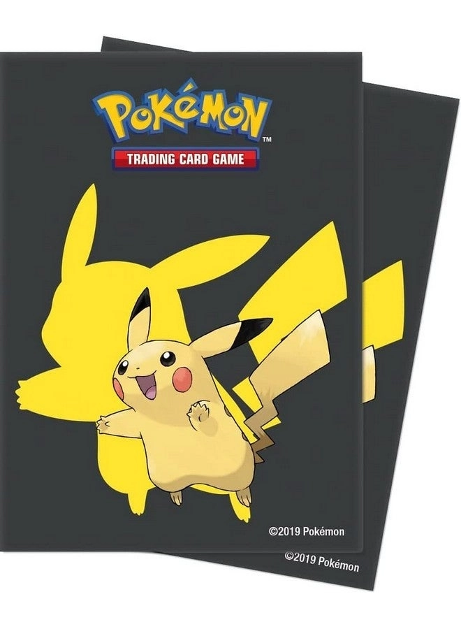 Pokémon Pikachu Card Protector Sleeves - 65 pcs