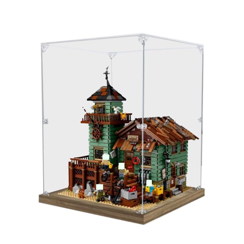 Display Case for 21310 - 11.81x11.81x15.74in. Black Bottom