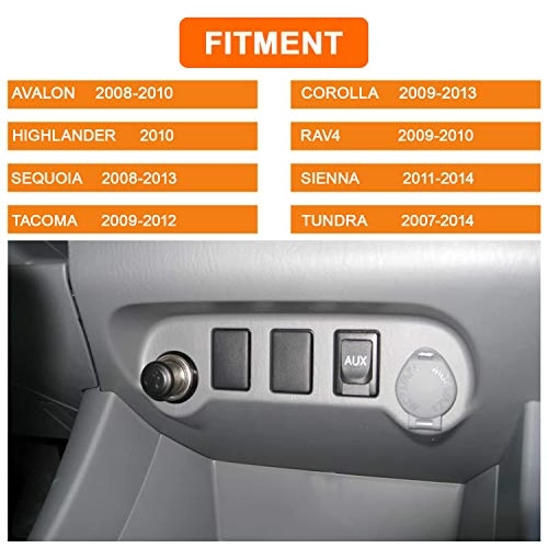 Aux Port - Toyota Corolla Tacoma RAV4 Tundra