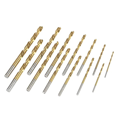 Left Handed Drill Bit Set - 13pcs High Speed M2 Steel