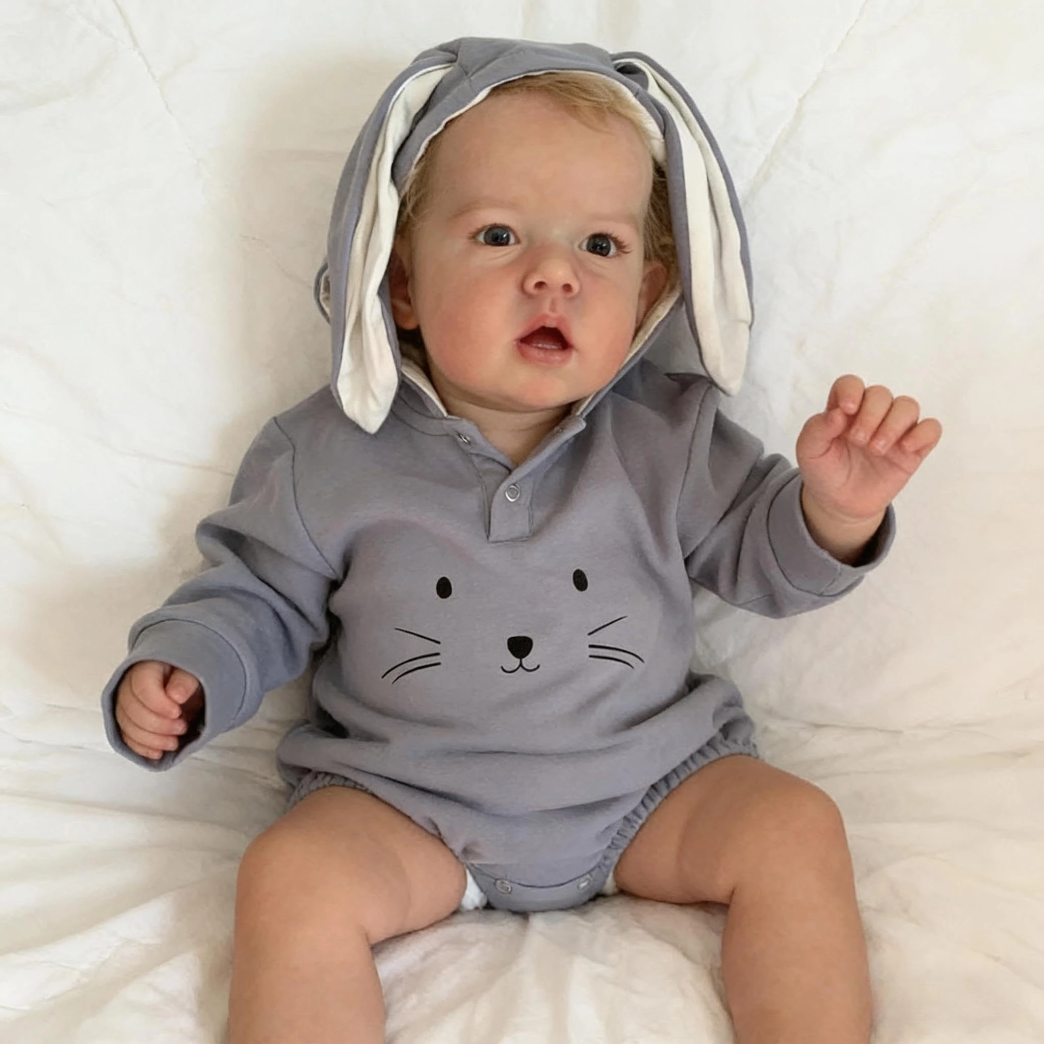 Nanjing Tianzeng Gifts Co.,Ltd Liam Reborn Baby Doll - 20 inch Vinyl Boy Blonde Hair Ages 3+