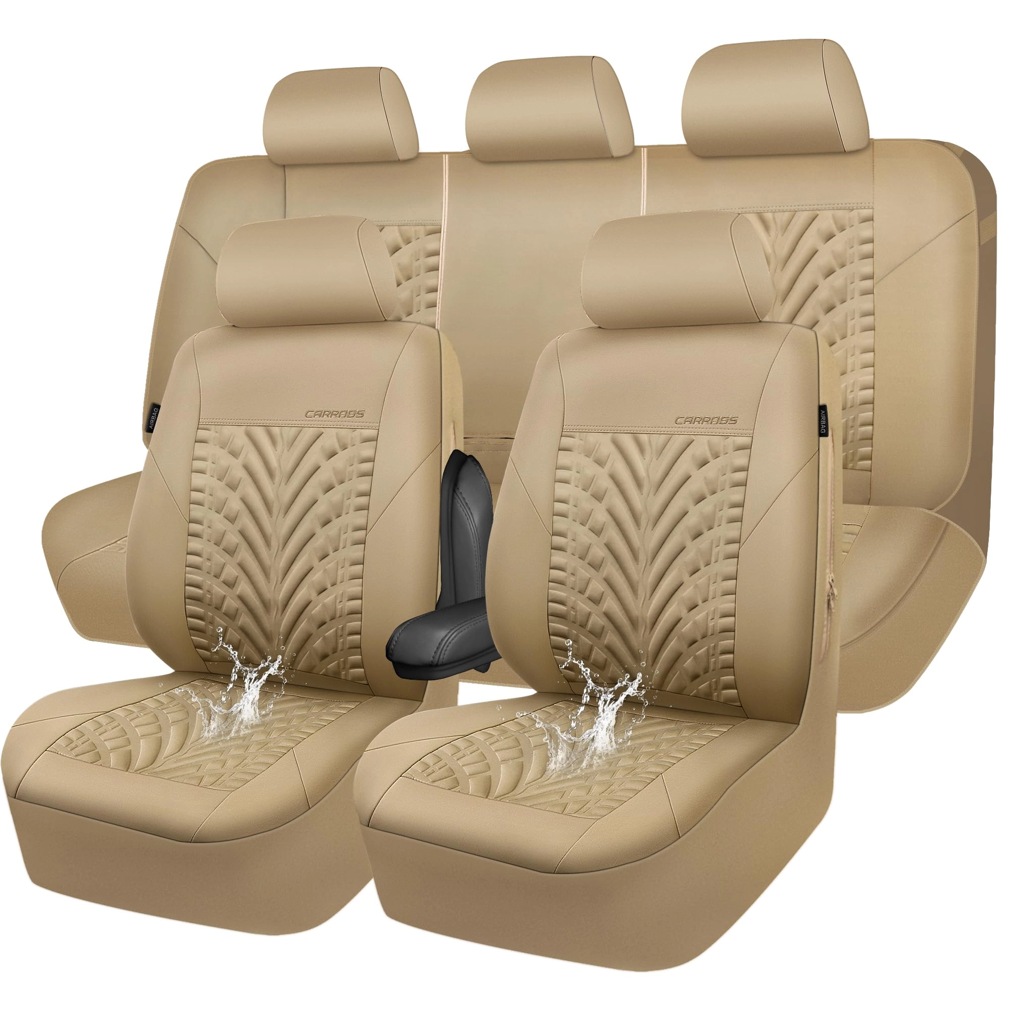 LJ AquaShield Neoprene Waterproof Car Seat Covers