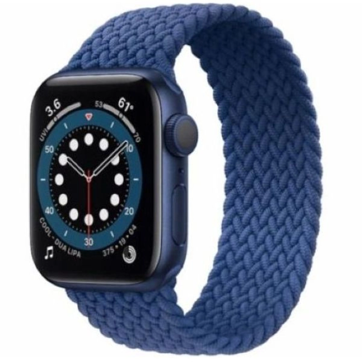 Braided Solo Loop Watch Strap for Apple Watch Series 6/5/4/SE - 38-40mm