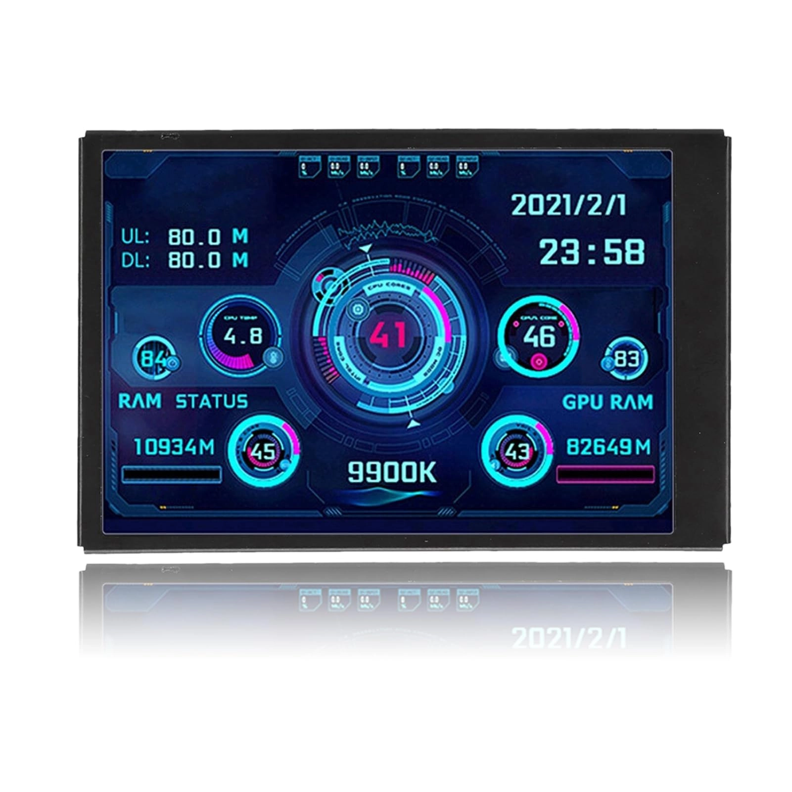 Computer Temp Monitor - Dpofirsakfwdvu3zr-12 3.5 Inches 320 x 480