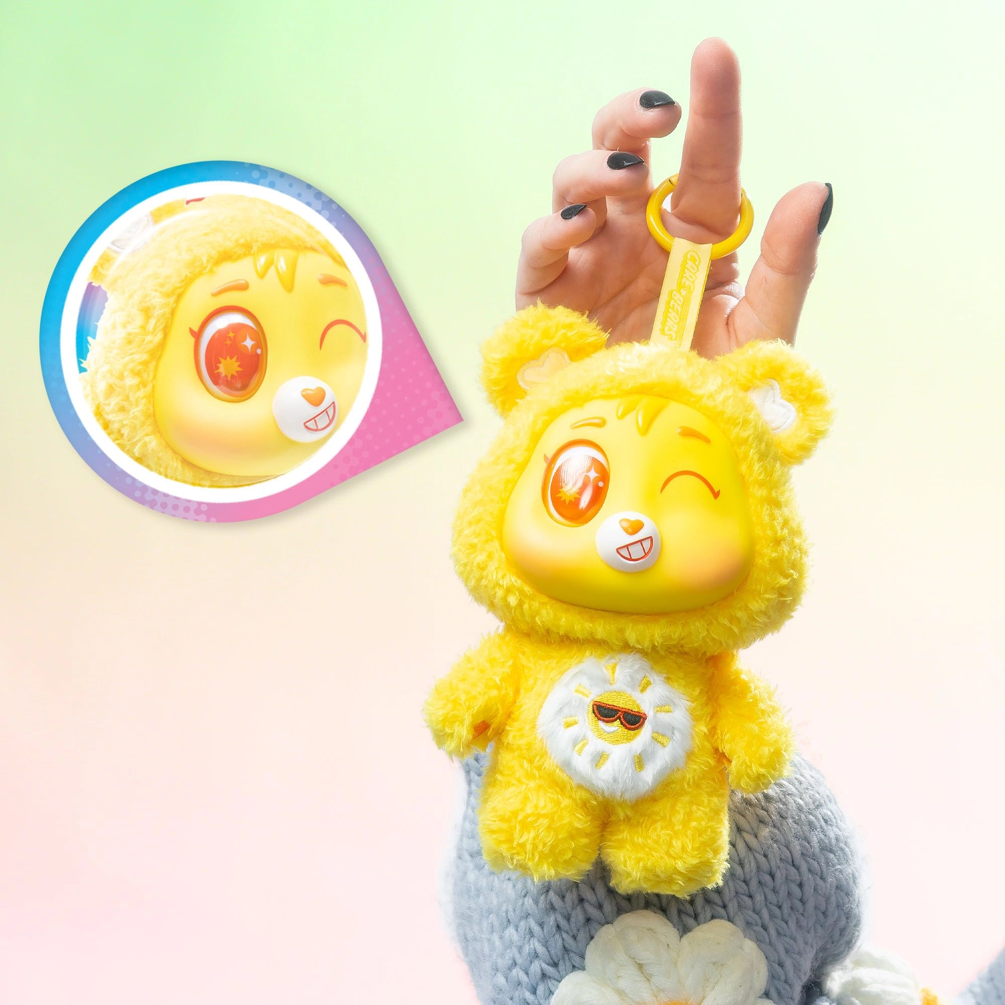 Care Bears Caring Cuties - 15 cm Plush Clip-On