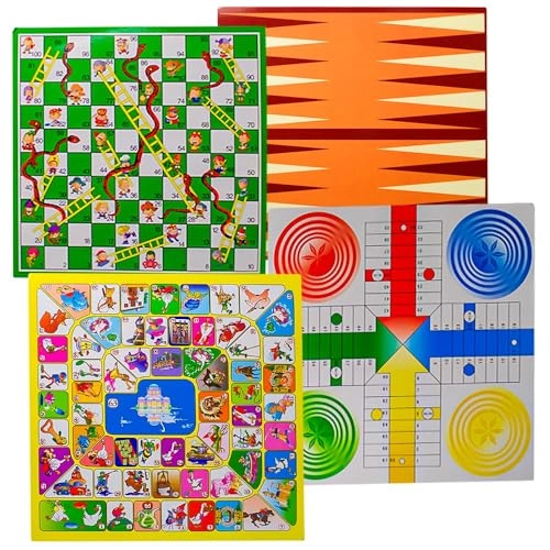 Chess + Backgammon + Ludo + Snakes Ladders + Goose + Checkers + Sorry