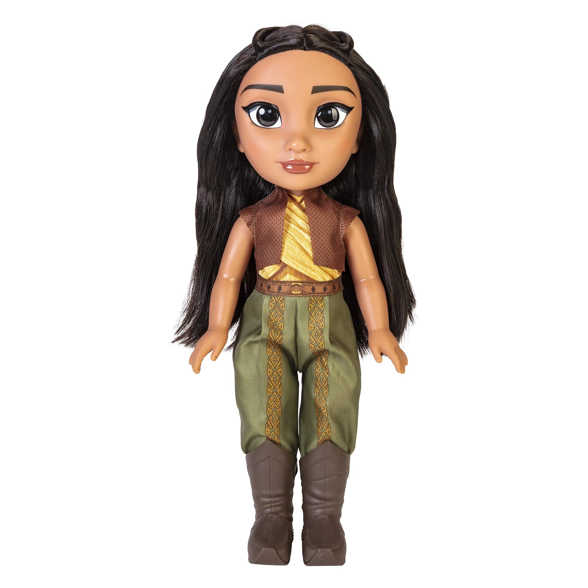 JAKKS Pacific Raya Warrior Doll - 14" / 35cm Long Flowing Hair Ages 3+
