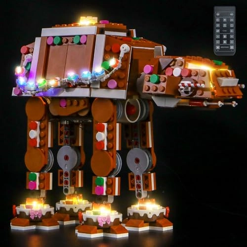 LocoLee Light kit - Compatible with LEGO 40806 Gingerbread ATAT Walker LED Lighting