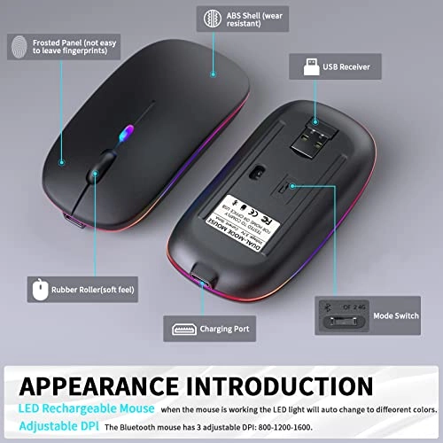 BIIOONES Mouse - Bluetooth USB