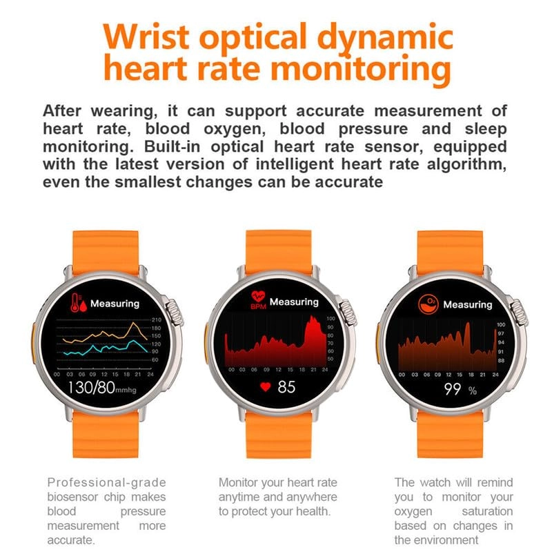 Round Shape Smartwatch Titanium