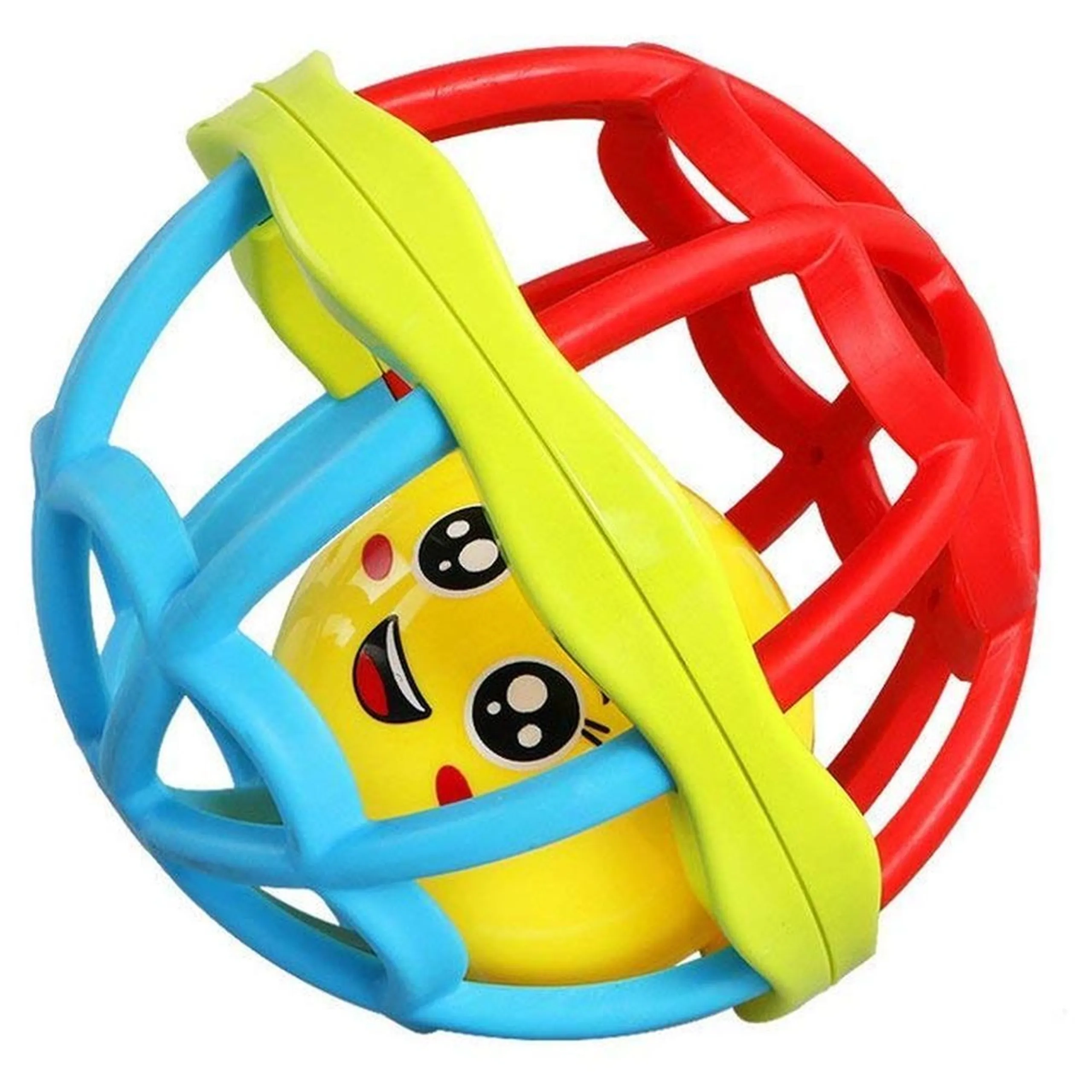 Little Angel Soft Chewable Rattle Ball Toy - Suitable for 3 Months & Above. soft rubber