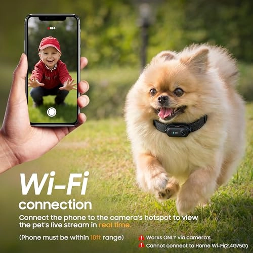 4K Pet Camera Collar