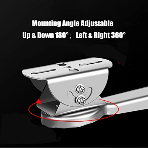 CCTV Security Camera Corner Pole Corner Mounting Bracket - Stainless Steel 26cm/10.2"