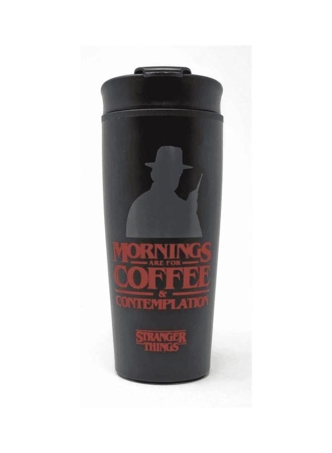 Stainless Steel Stranger Things 5 Insulated Cup And Straw - 425ml
