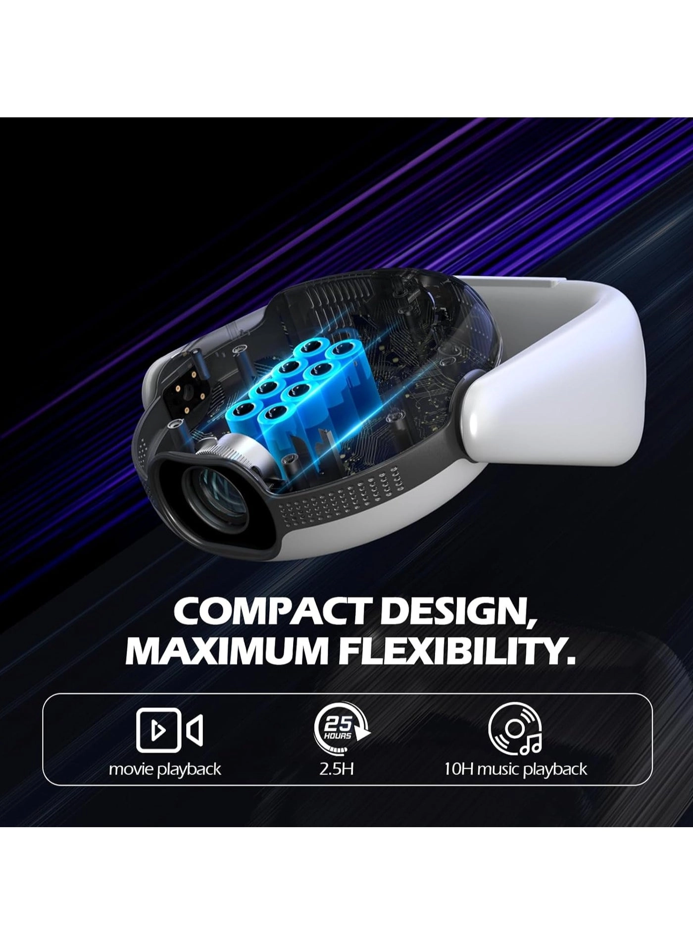 Battery Projector Outdoor 4K
