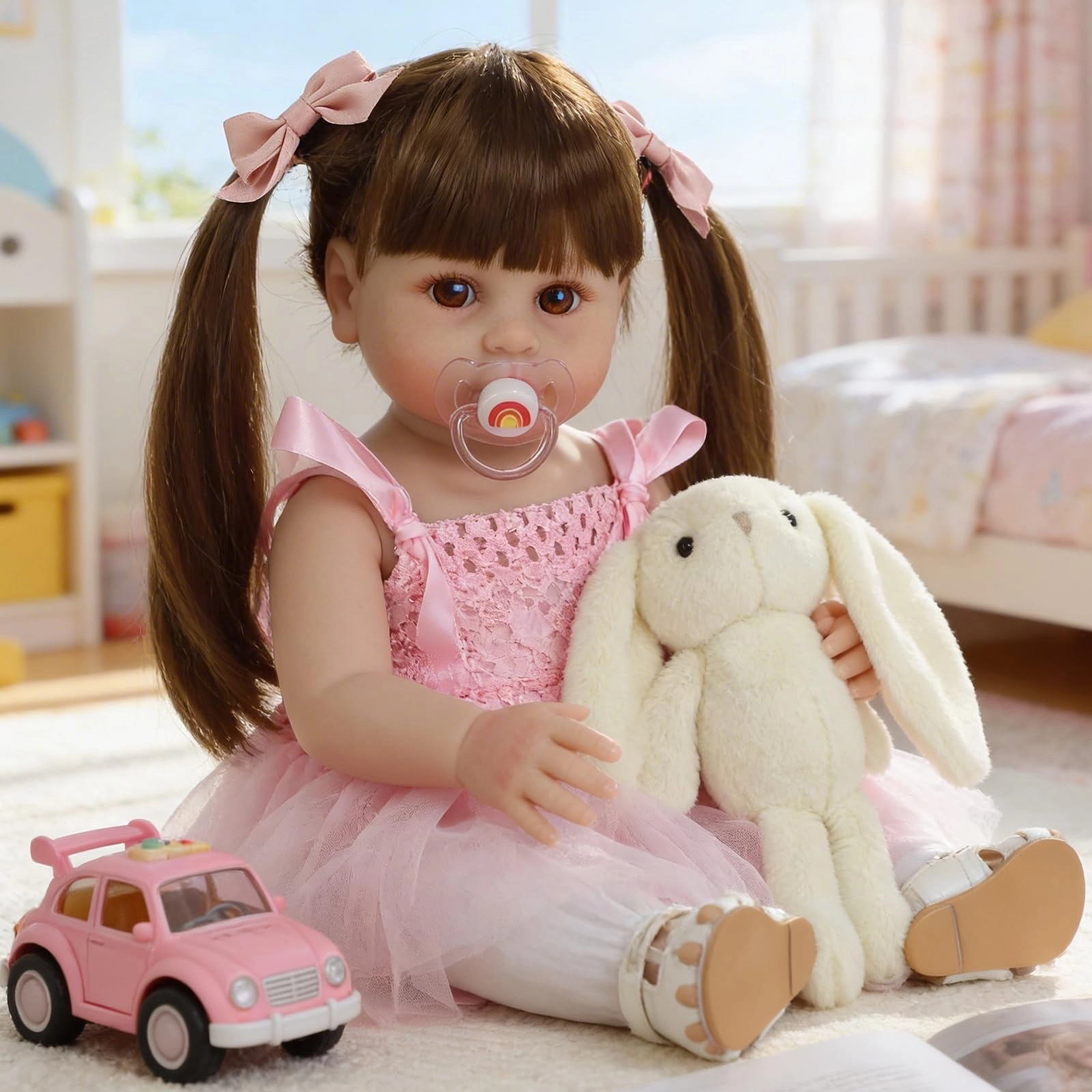 SCOM Reborn Baby Doll - 20 Inch Vinyl Ages 3+