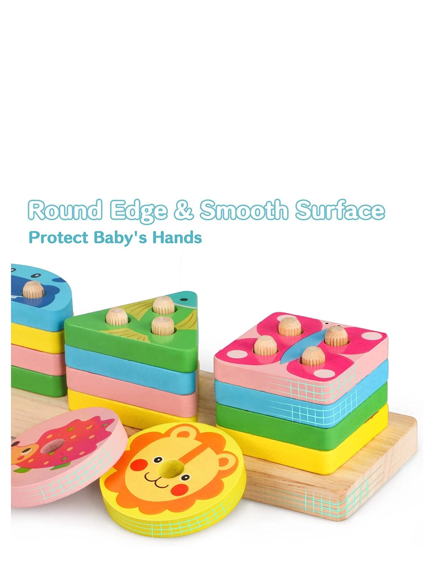 Animals shape matching - 1-3 Year Old 16 pieces