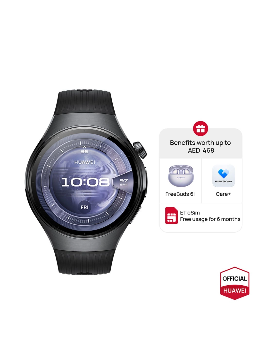 Watch 5 46mm Titanium GPS + FreeBuds 6i