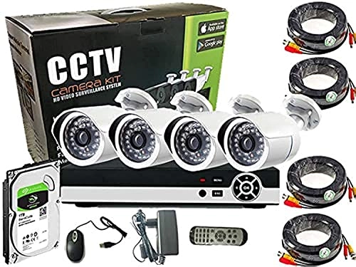 4CH DVR + Bullet Camera - 8pcs 1080P/2.0MP
