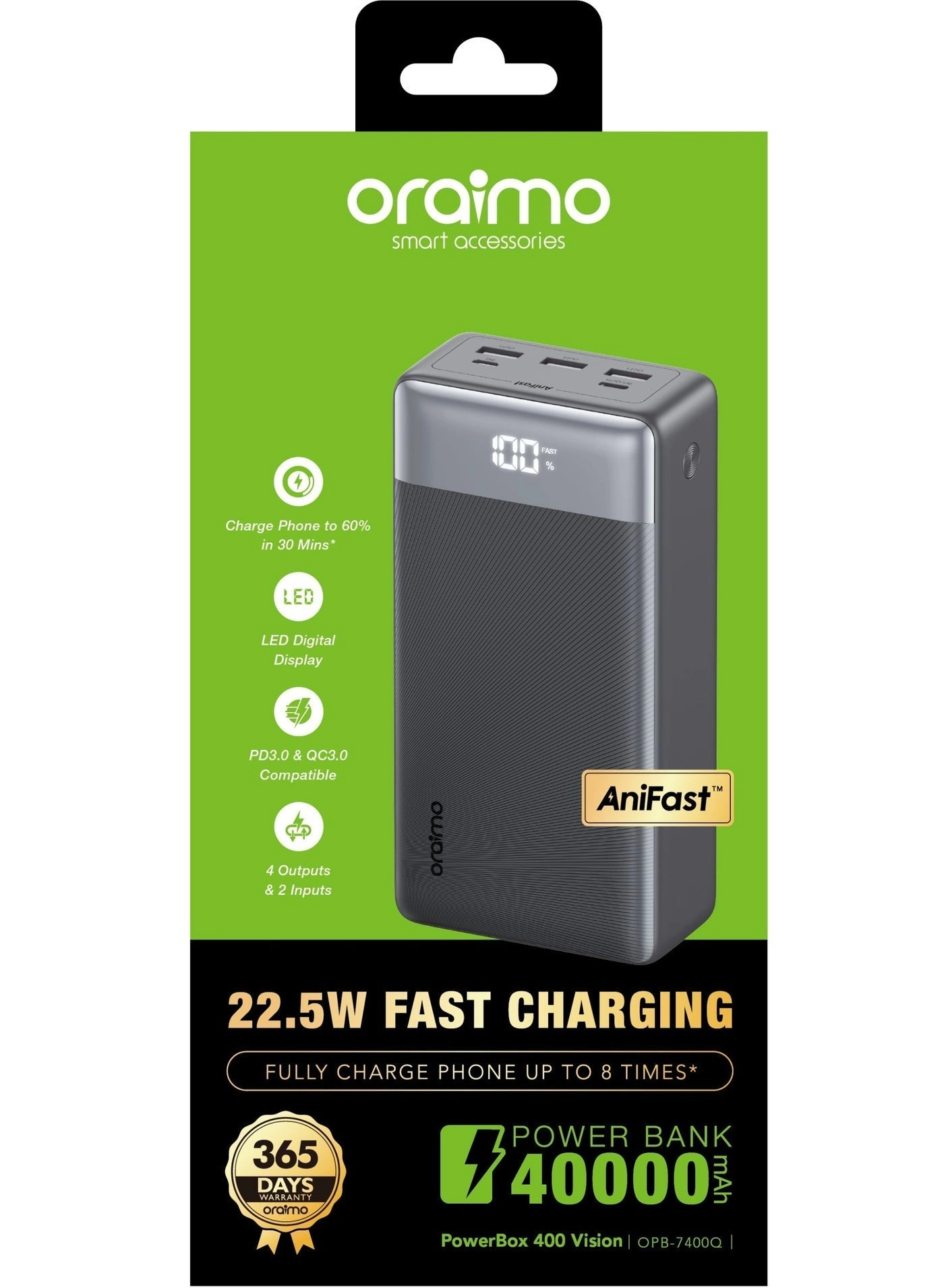 PowerBox 400 - 40000mAh 15W