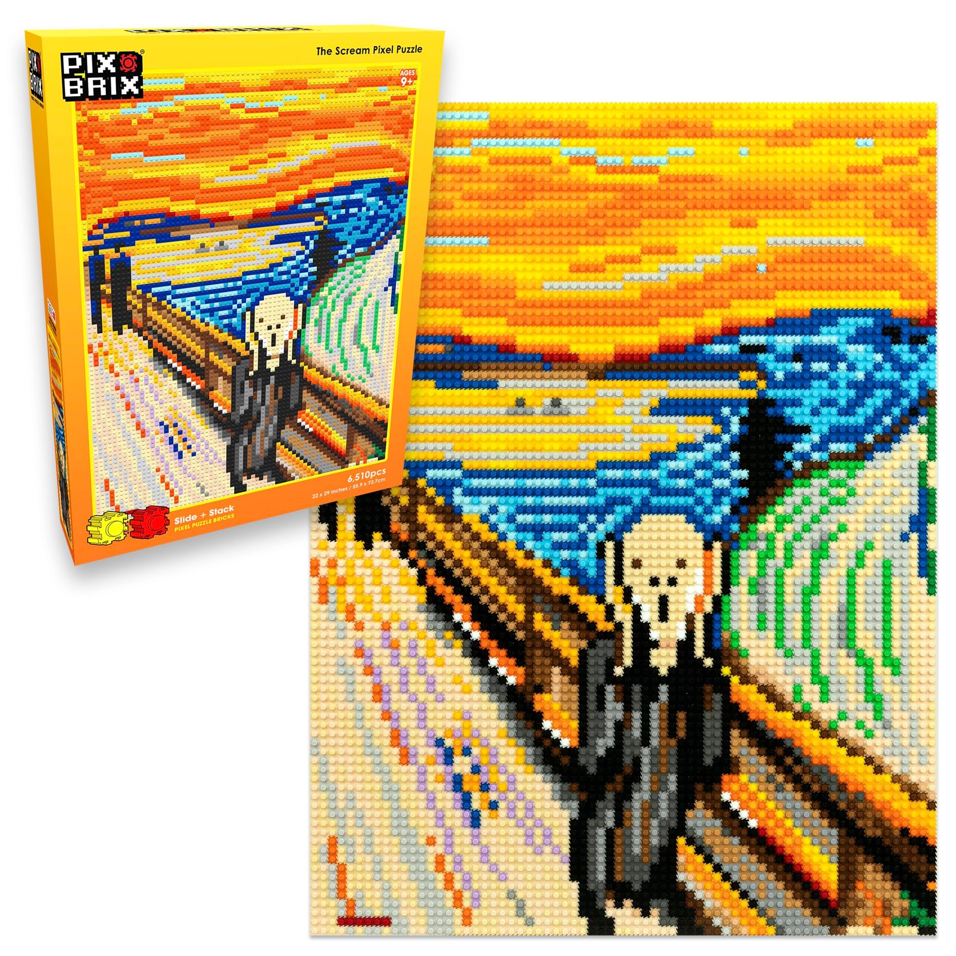 Pix Brix The Scream - Building 6510 pieces