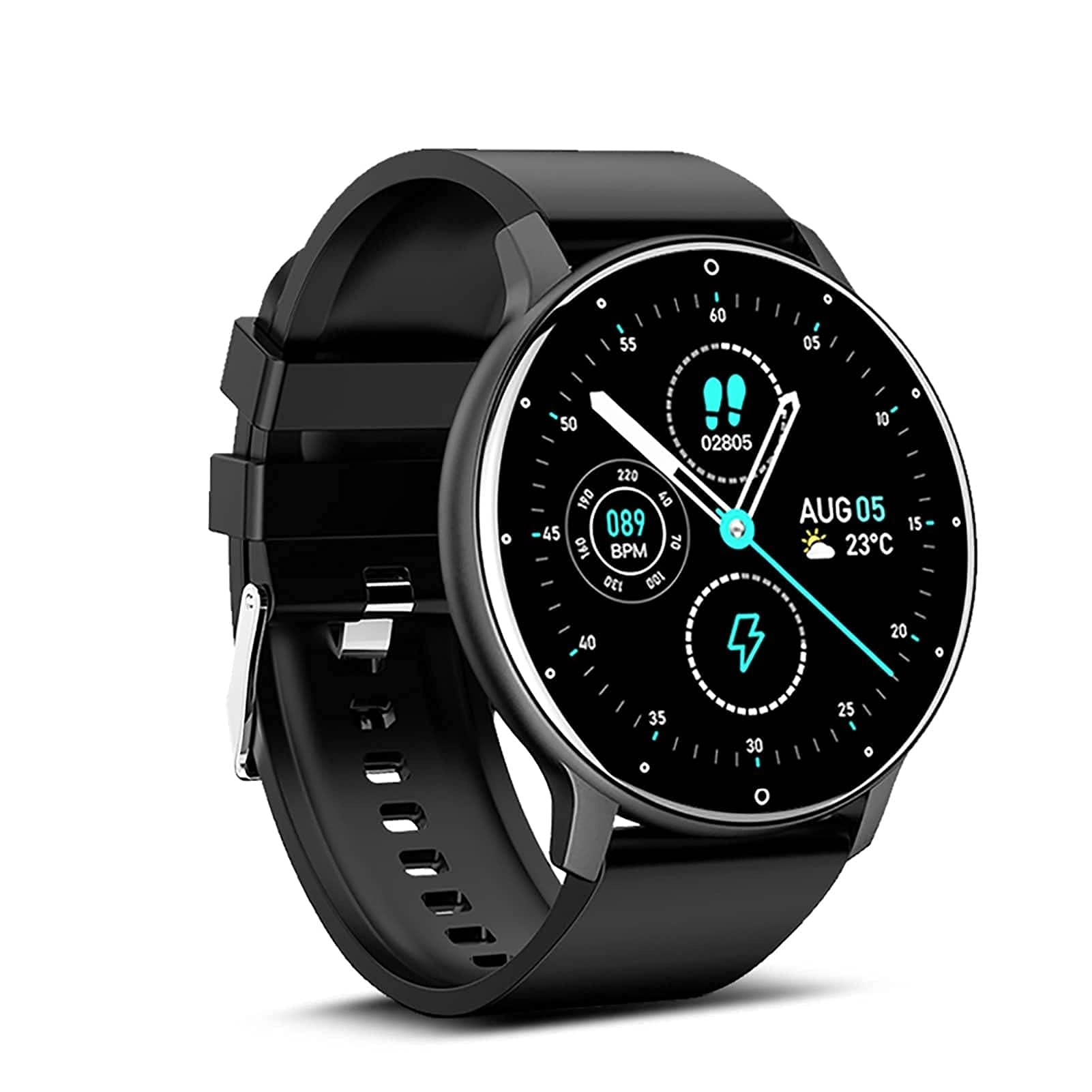 PAKEY SportSmartWatch - 1.28" 64Mb Black