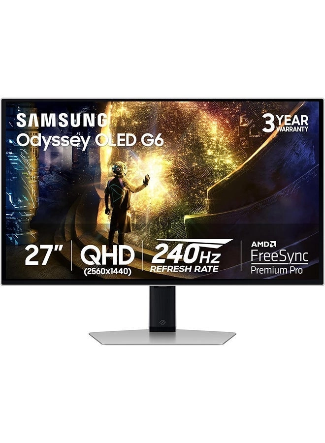 Odyssey G6 - 27” QHD 240Hz + PlayStation 5 Digital Edition - UAE Version