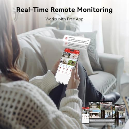 5MP Lite Security Camera System - 4pcs 4 channels 5MP Lite