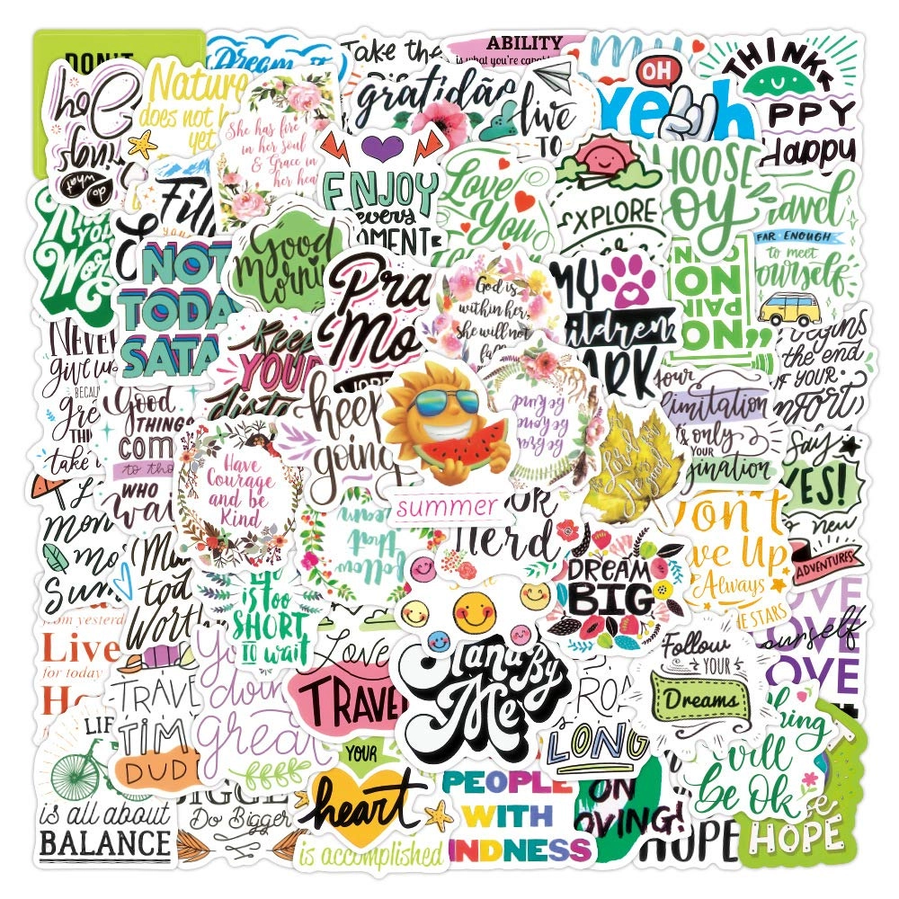 Quote Sticker Book 100 pcs