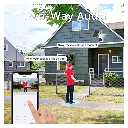 Outdoor Solar Security Camera 2K