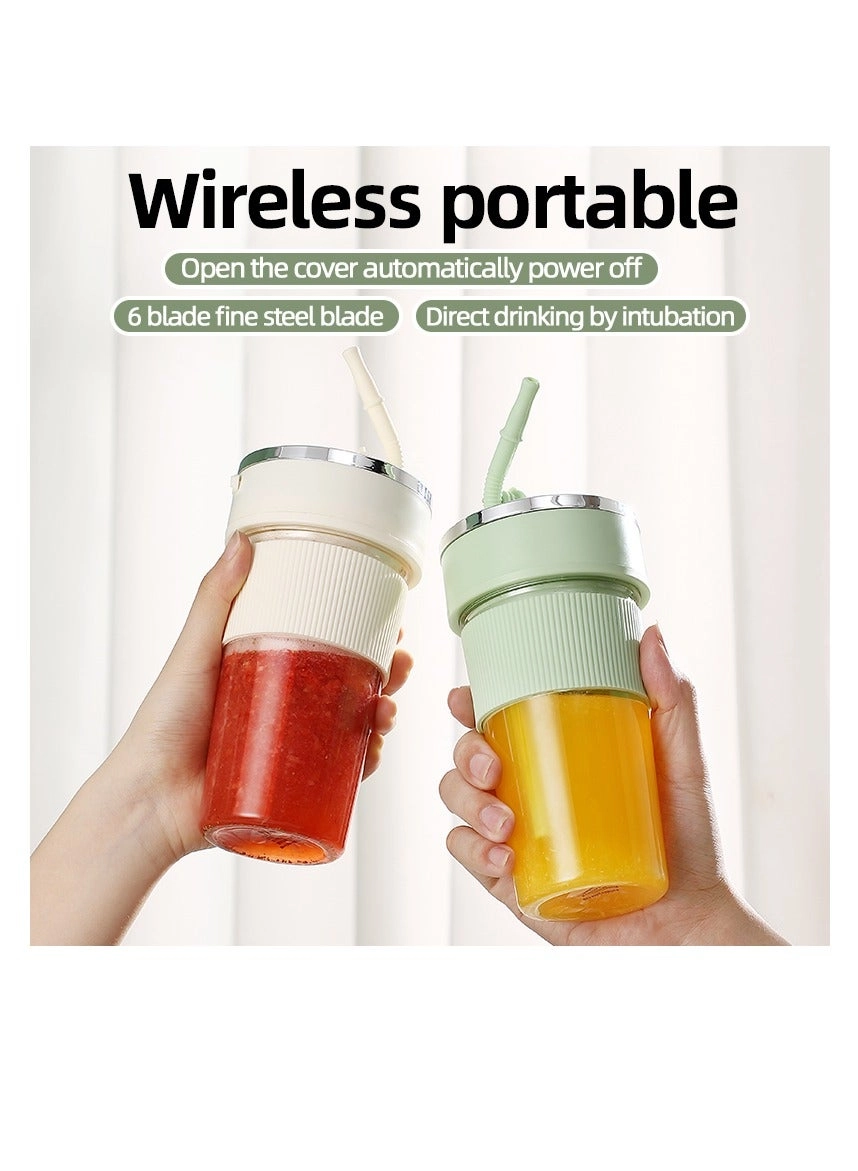 K1 - Portable Blender USB Rechargeable Silicone Straw