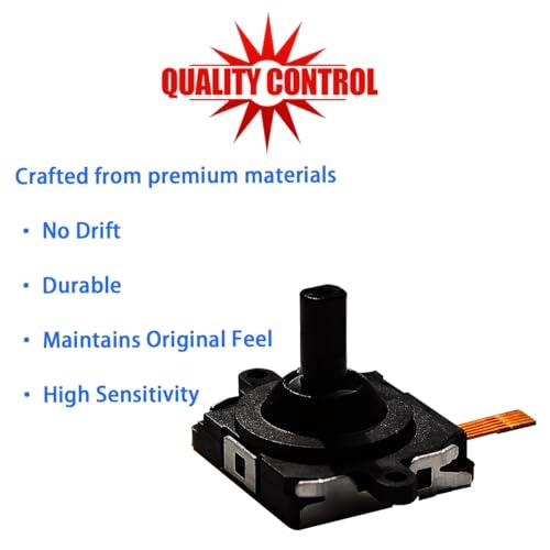 Joystick Replacement - 2 Joysticks Oculus Quest 3/Quest 3S + Caps - 2 Caps